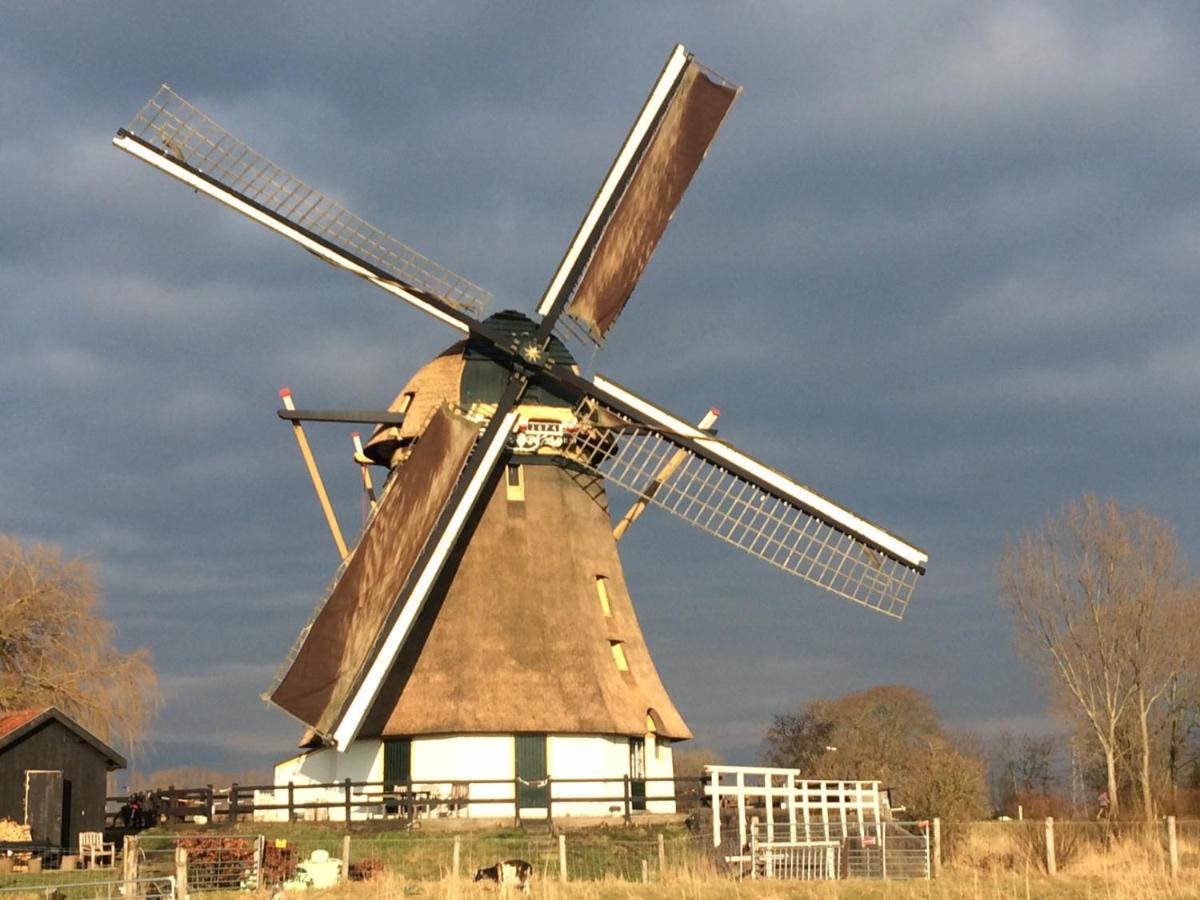 Mondriaanmolen, A Real Windmill Close To Amsterdam Abcoude Exterior foto